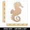 Seahorse Icon Unfinished Craft Wood Holiday Christmas Tree DIY Pre-Drilled Ornament